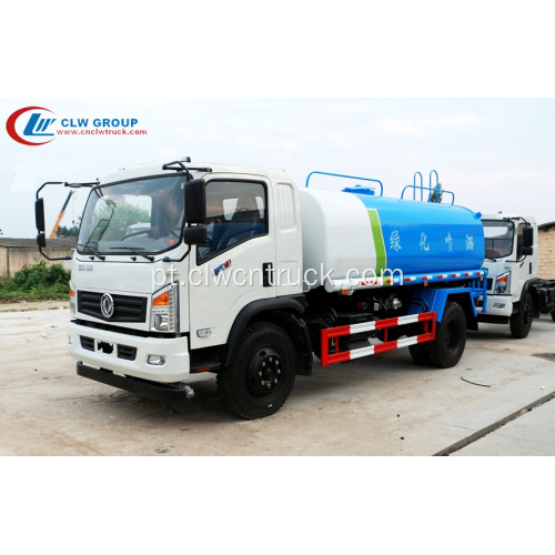 Novo caminhão de transporte de água Dongfeng 12000litres